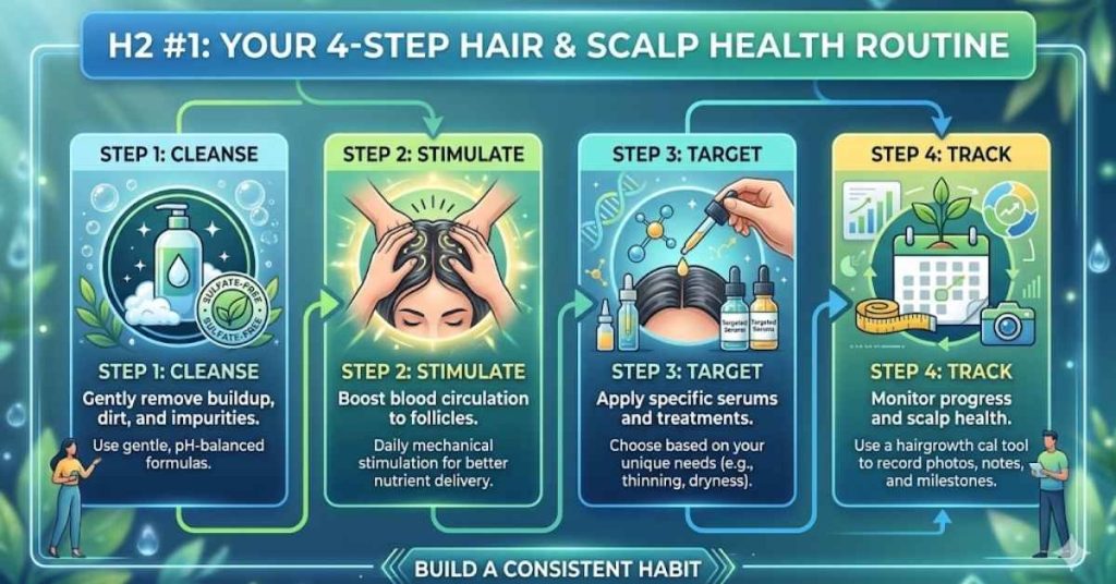 How do I actually stimulate new hair growth?